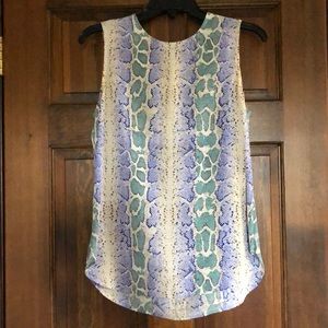 Equipment silk tank top XS